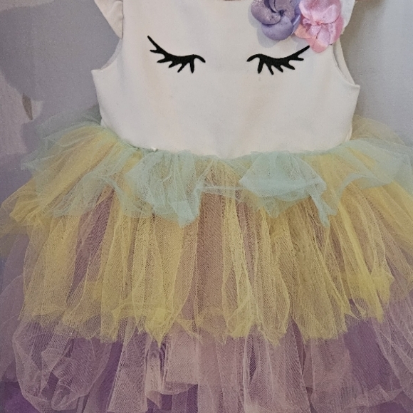 Unicorn Birthday Tutu Dress by ERAY KIDS Sz3Y - Picture 3 of 14